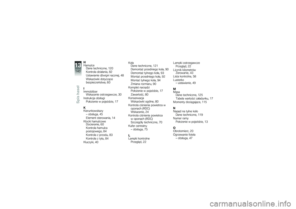 BMW MOTORRAD C 650 GT 2012  Instrukcja obsługi (in Polish) �A�>��\b�����-��� ����#����\f���	 �/�:�.
�9������� �
�\f��������	 �2�:
�@��������� �
�8����� ����\f���$�	 �0�2
�����\f� ��� �
�����\f�%���