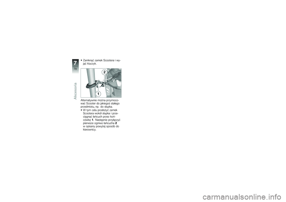 BMW MOTORRAD C 650 GT 2012  Instrukcja obsługi (in Polish) �"��\b���%�* �\f��\b�� �������� � ����$�%�* �����\f���!
�7������������ �\b��
�� ���\f��\b�������* ������� �
� �$������� ���������