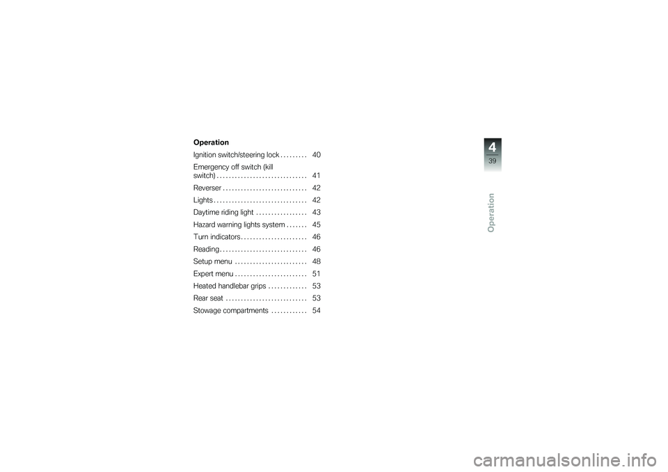 BMW MOTORRAD C EVOLUTION 2017  Riders Manual (in English) �&�����\b���
�����
��� ����
���9��
���\b��� �\f���! � � � � � � � � � �)�
�$���\b�����
 ��� ����
�� �7�!��\f�\f
����
���8 � � � � � � � 