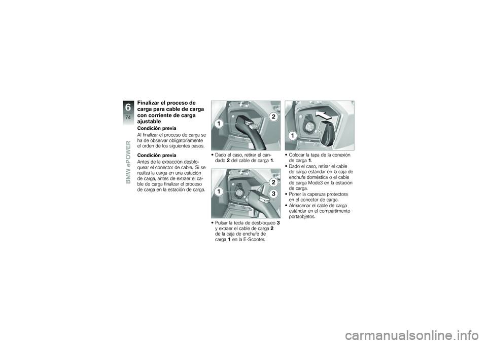BMW MOTORRAD C EVOLUTION 2017  Manual de instrucciones (in Spanish) �D���	���6�	� �� �7��\b�
���\b ��
�
�	���	 �7�	��	 �
�	�5�� �� �
�	���	
�
�\b� �
�\b������� �� �
�	���	
�	�&����	�5��
�-�\b����
��.� �7�����	
�+� ���