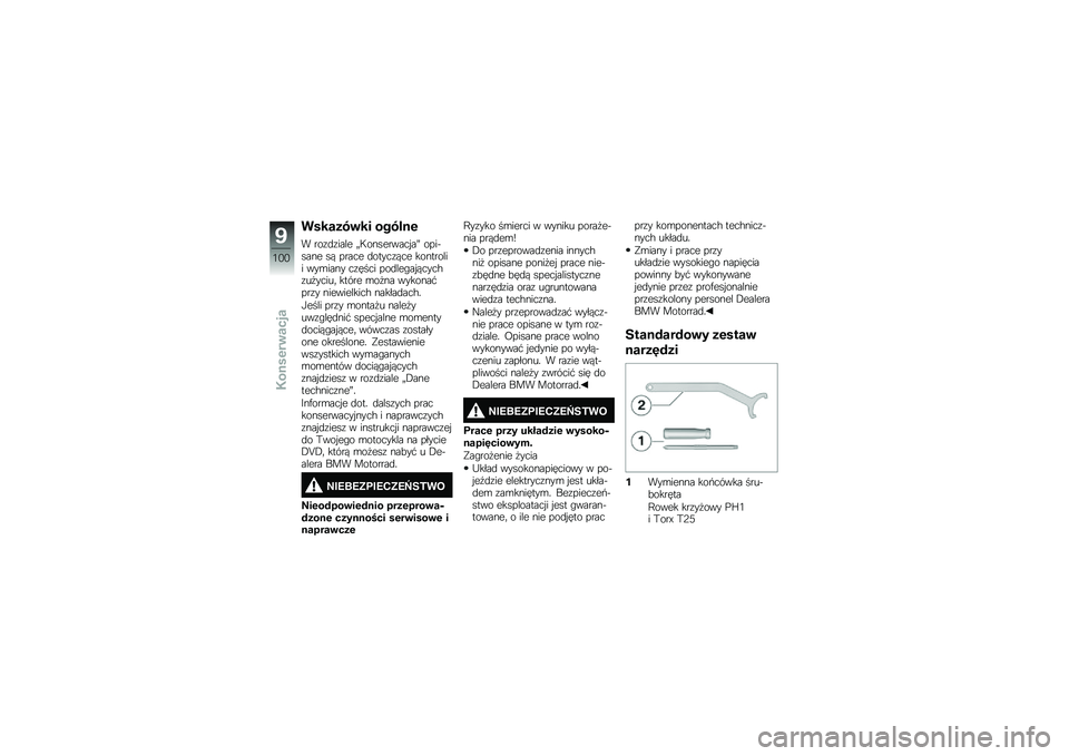 BMW MOTORRAD C EVOLUTION 2017  Instrukcja obsługi (in Polish) ��
�����\b�� ���� �\f�
� ����\f����&� �S�8��������
���T ����$���� ��% ����
� �\f����
��%�
� �������&�� ���\b���� �
��	��
� ���\f�&���