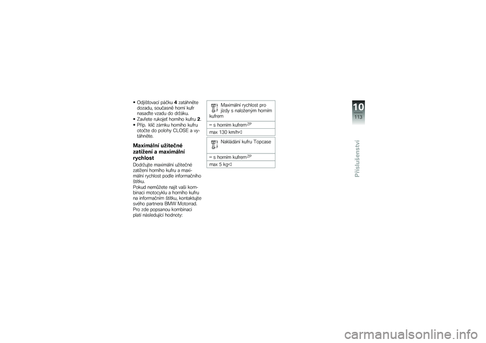BMW MOTORRAD C EVOLUTION 2017  Návod k obsluze (in Czech) �C��\f���N����� �����&�+���
�����
�������&�	 �\b��&���\b�� ����� ��&�+����\b��U�
� �����& �� ���
���&�"
�7��� ��
� ��&���\f��N ������� 