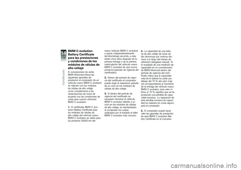 BMW MOTORRAD C EVOLUTION 2018  Manual de instrucciones (in Spanish) ��
� �, ���\b�����\b�
��	����� �,�����4��
�	��
�7�	��	 ��	� �7�����	�
��\b���
� �
�\b����
��\b��� �� ��\b�
��-����\b� �� �
�0����	� ��
�	���