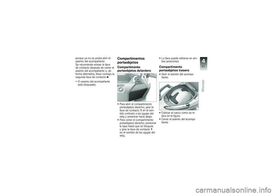 BMW MOTORRAD C EVOLUTION 2018  Manual de instrucciones (in Spanish) ���	�\f�
� �� �� �� ����	�# ���	��	 ��������� ��� ����
���?�����
�,� �	����
����� ��)��	���	 �� ������� �������� �����
�*� �� 