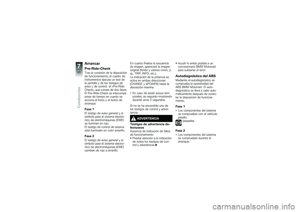 BMW MOTORRAD C EVOLUTION 2018  Manual de instrucciones (in Spanish) �\f���	��
�	�
����M�*����M�,�8��
�H
�:�	�� �� �����)��&� �� �� ����������&��� ��
�������
������" �� ��
���	� �������	�
�
����� ��(��