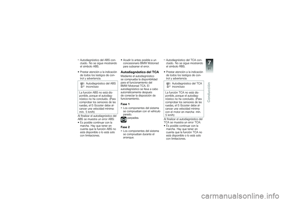 BMW MOTORRAD C EVOLUTION 2018  Manual de instrucciones (in Spanish) �+�
������\b��&����� ��� �+��, �������
���� �� �� ���\b�
� �
����	������ ���
���� �+��,�
��	�����	 �������&� � �� ���������&��