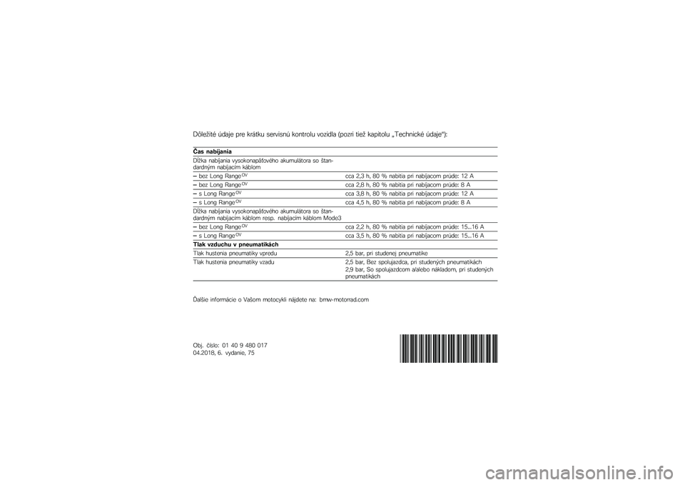 BMW MOTORRAD C EVOLUTION 2018  Návod na používanie (in Slovak) �@�.���/�
�	� �-��
�%� ��� �\f���	�\f�& �����
��\b�- �\f��\b�	����& ����
���
 ������
 �	�
��/ �\f�
��
�	���& �A�"����\b�
��\f� �-��
�%��B�(�C
��\b� ��\b��\f