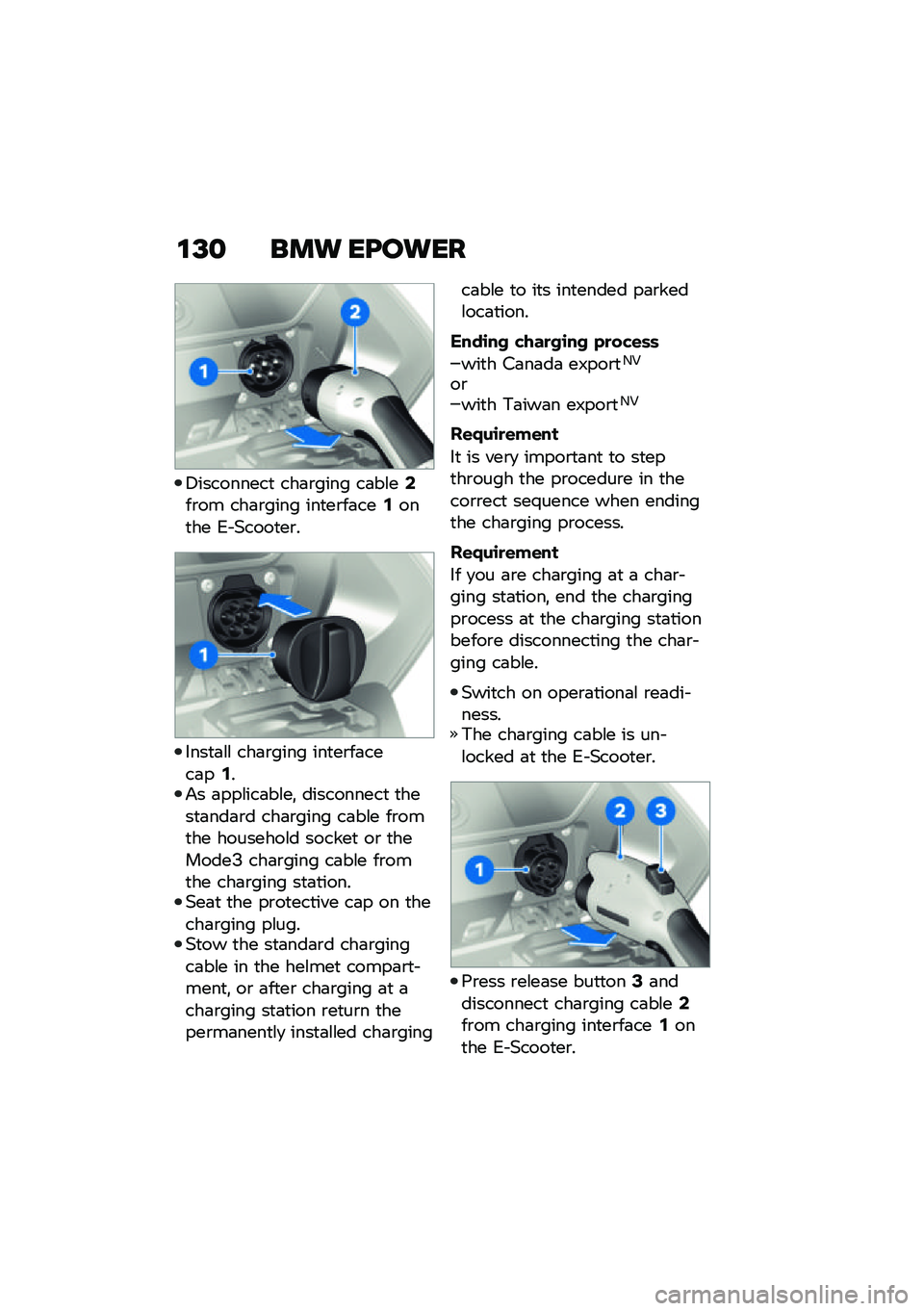 BMW MOTORRAD CE 04 2021  Riders Manual (in English) �\f�A�
 ���\b ��D��\b��
�6���������
 ���	�\b���� ��	��\f��/��\b�� ���	�\b���� ���
��\b��	���-���
�� �(� �)����
��\b�
����
�	�\f�\f ���	�\b���� �