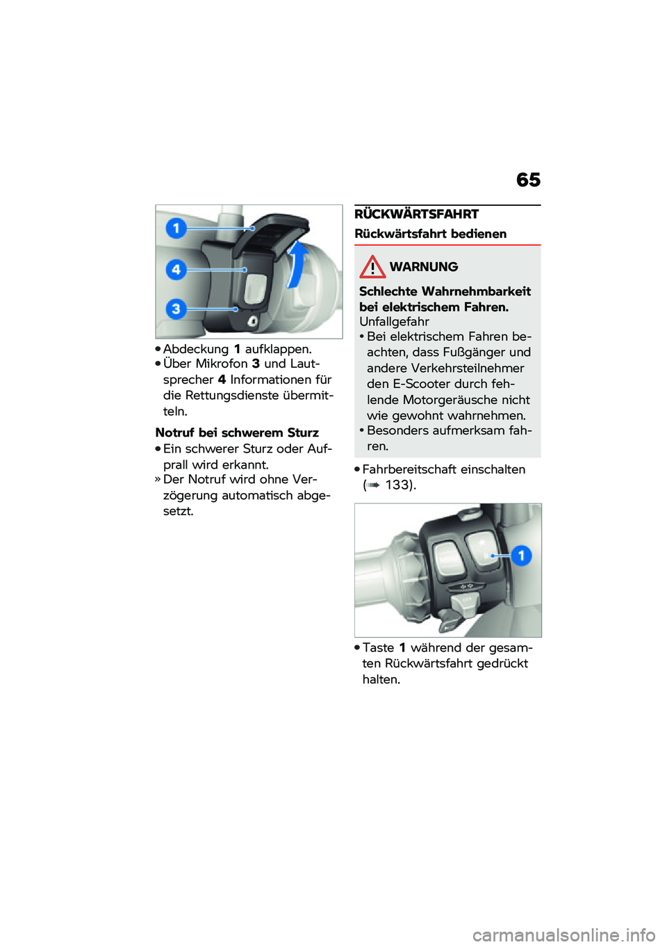 BMW MOTORRAD CE 04 2021  Betriebsanleitung (in German) �2�,
�7����� ��\b��5�\f��� �#�\f�-�-��\b��.��� ��� �����\b�9��\b� �"�\f���$�	�-�������;��\b�����\f����\b��\b ������ �3�����\b��	����\b�	�� ����