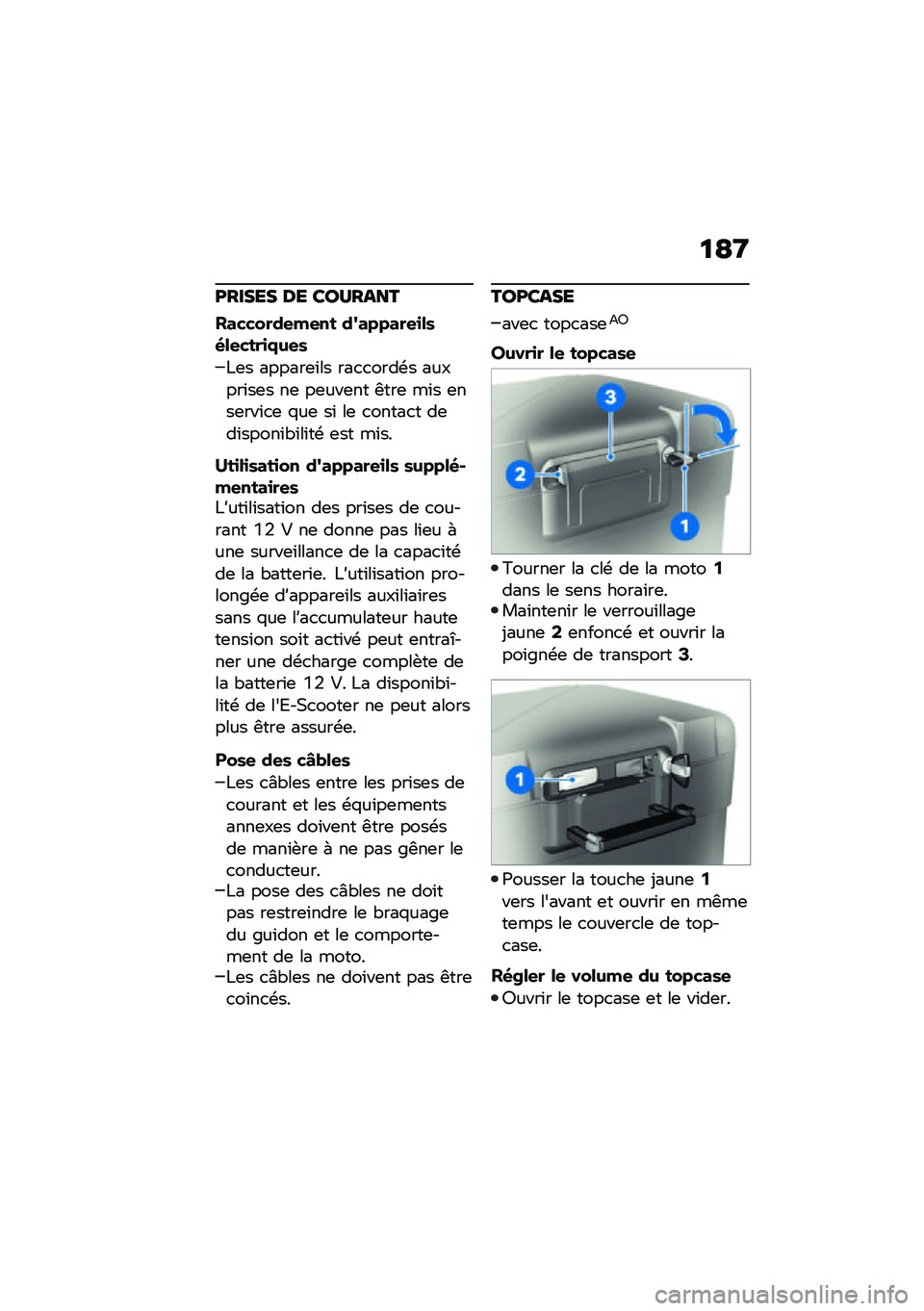 BMW MOTORRAD CE 04 2021  Livret de bord (in French) �
�A�9
�<����� �� ���>����
�!������	�
��
�� �	�������
�
�\f�\b��\f�
����
���
�\b
�!�	� ������	�\f�� ���
�
����\b� ������\f��	� ��	 ��	���	��
