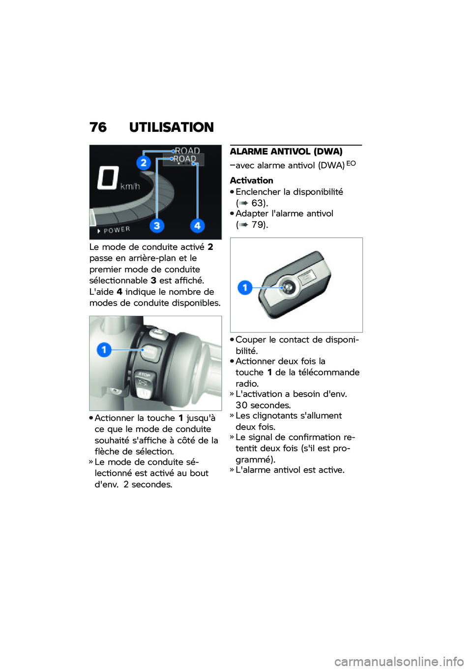 BMW MOTORRAD CE 04 2021  Livret de bord (in French) �9�4 �>����������
�!�	 ����	 ��	 �
�����\f��	 ��
��\f��\b�6�����	 �	� ����\f�+��	����� �	� ��	���	��\f�	� ����	 ��	 �
�����\f��	��\b��	�
��\f���