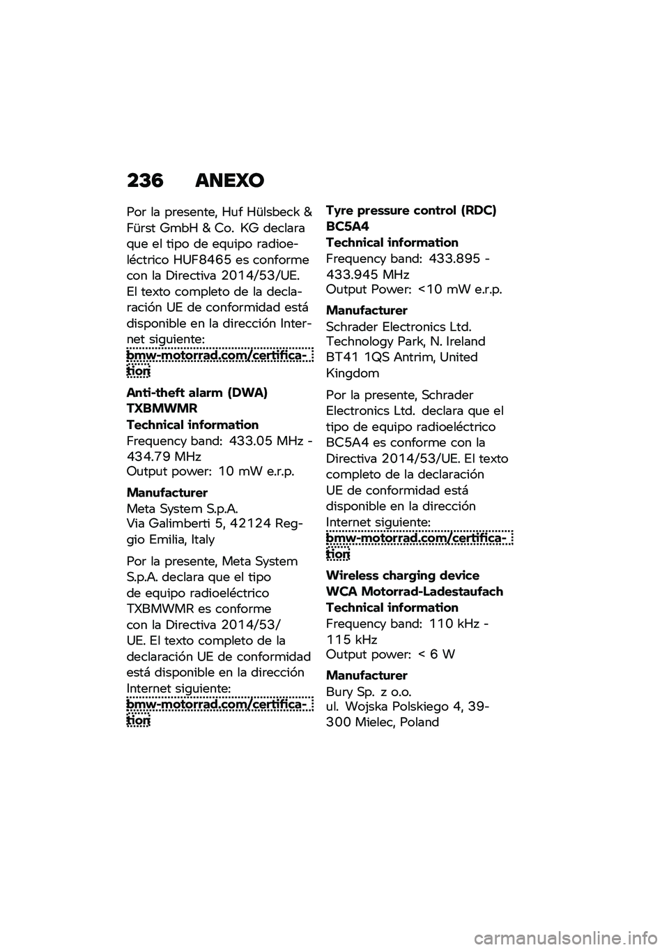 BMW MOTORRAD CE 04 2021  Manual de instrucciones (in Spanish) ��C�3 ��
��T�
���	 �� ��	�������" �T�
� �T�_������Z �o�;�_�	�� �L�
��T �o �6�� �Y�L ������	��\f�
� �� ���� �� ��\f�
��� �	������&��*���	��� �T�=
