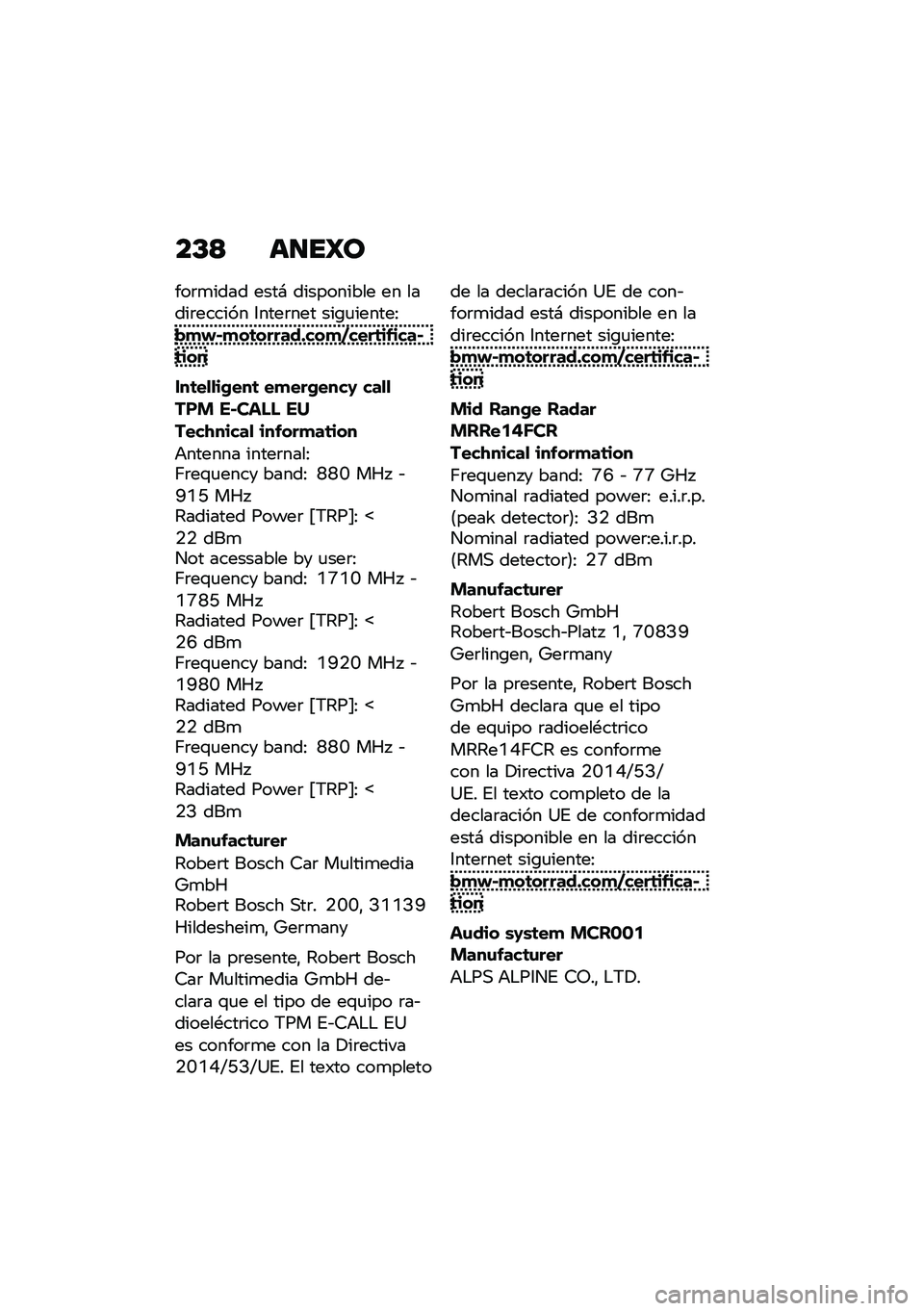 BMW MOTORRAD CE 04 2021  Manual de instrucciones (in Spanish) ��C�< ��
��T�
���	�
���� ����# ���������� �� �����	������ �3����	��� ���\b�
������:�(�
�)�*�
��	������+���
�,����	��-����*�	���
���	