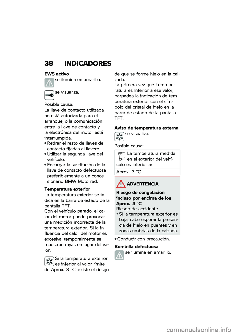 BMW MOTORRAD CE 04 2021  Manual de instrucciones (in Spanish) �C�< �\f�
�1�\f���1����
���2 ���	���
�� ���
�
��� �� ��
��	�����
�� ����
���� ��
������� ���
���:
�$� ����� �� �������� �
����� �