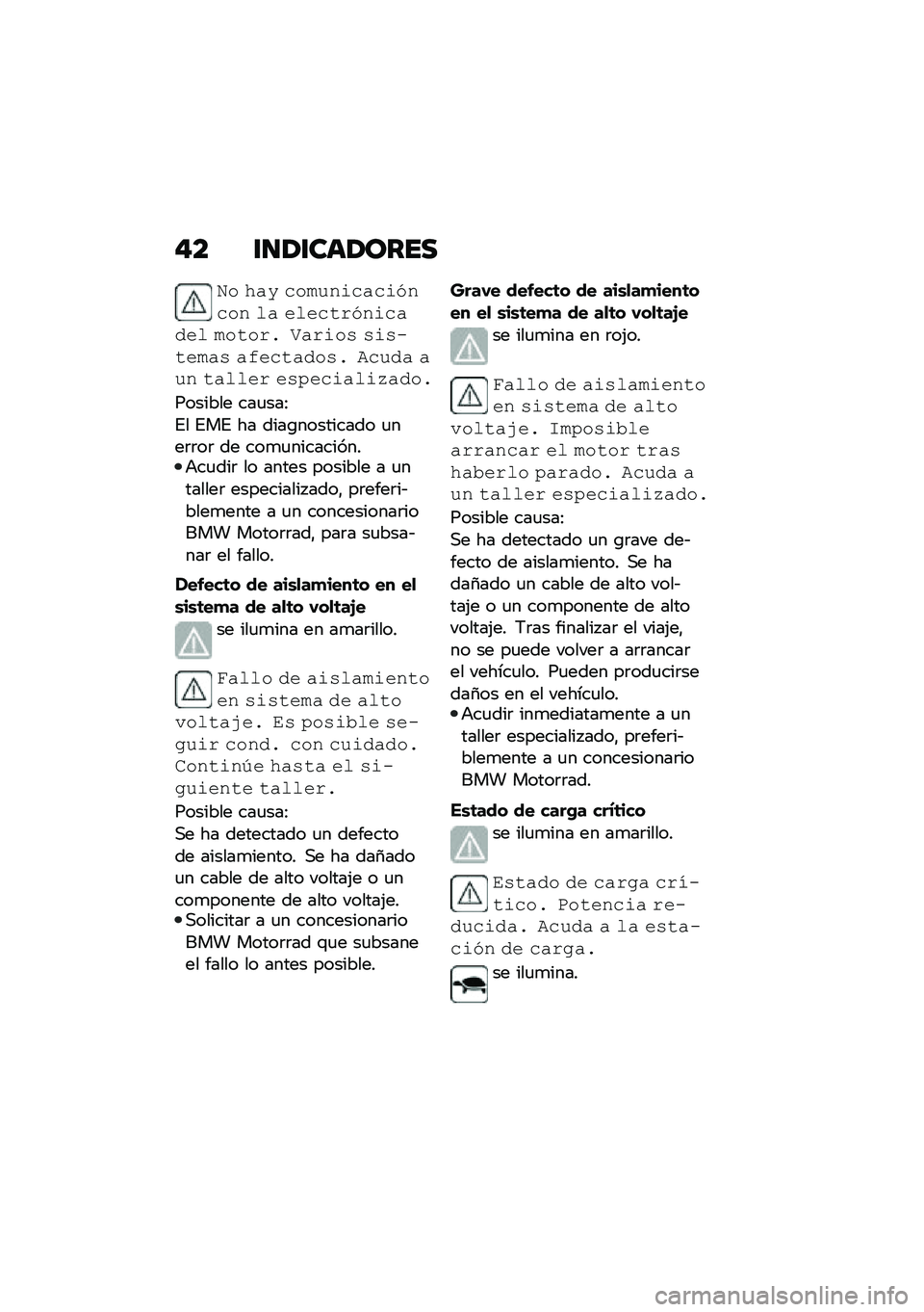 BMW MOTORRAD CE 04 2021  Manual de instrucciones (in Spanish) �"� �\f�
�1�\f���1����
�$� ���% ���#���	����	�"���� �� �����\f��"��	����� �#��\f���  �9���	�� ��	��&�\f��#�� ��2���\f�����  ����� ��� �\f�