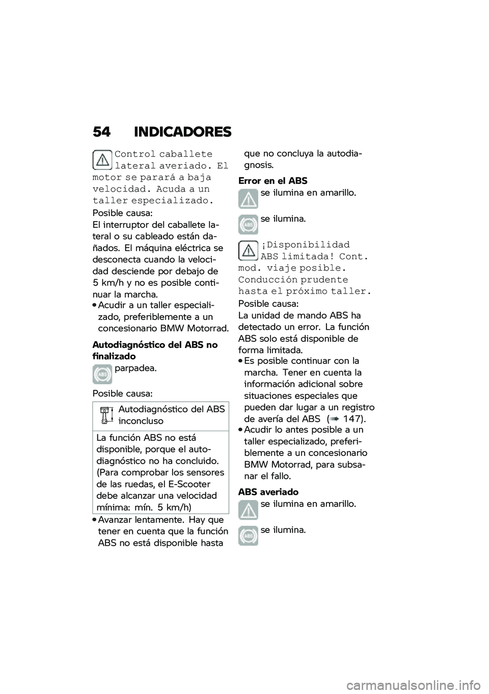 BMW MOTORRAD CE 04 2021  Manual de instrucciones (in Spanish) �/�" �\f�
�1�\f���1����
�/���\f��� ���.�����\f����\f���� �����	����  �(��#��\f�� �� �+�����5 � �.���������	����  ����� � ���\f����� �