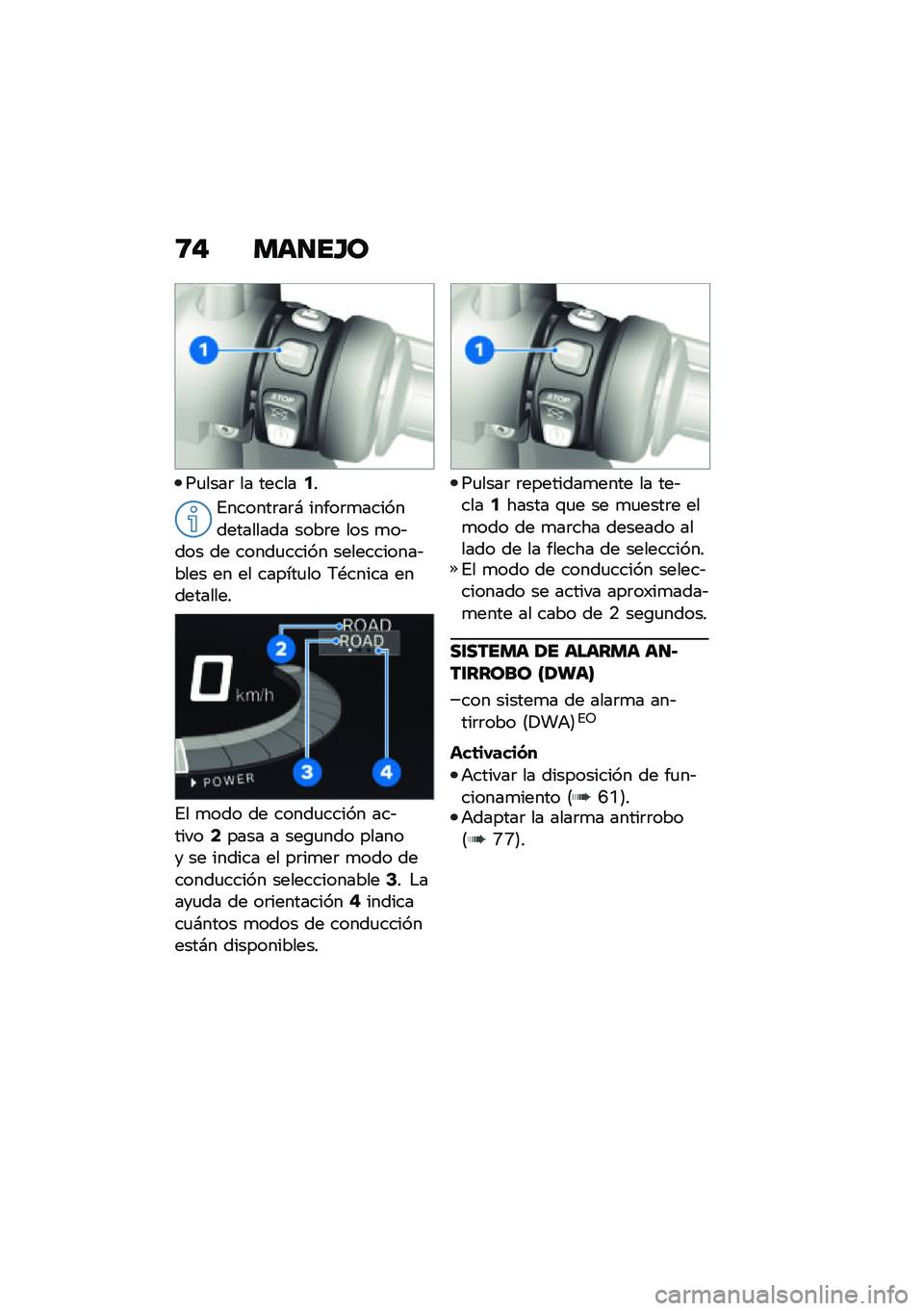 BMW MOTORRAD CE 04 2021  Manual de instrucciones (in Spanish) �8�" ���
��G�
��
����	 �� ������5�
�%������	��	�# �����	�
�������������� ����	� ��� �
��&��� �� �����
����� �����������&����