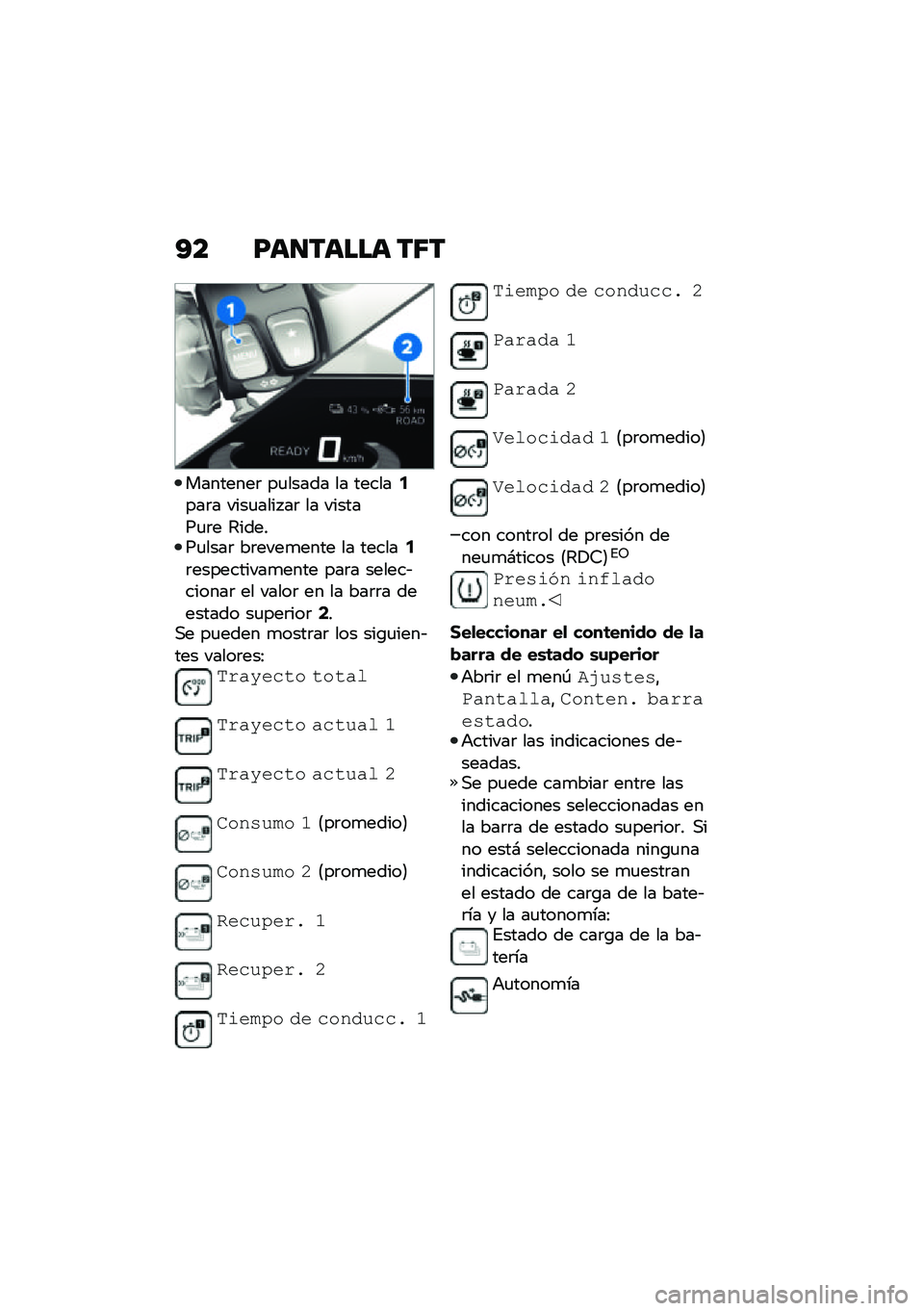 BMW MOTORRAD CE 04 2021  Manual de instrucciones (in Spanish) �?� �E��
����� ��6�
��������	 ��
����� �� ������5���	� ����
���� ��	 �� �������
�	� �4������
����	 ��	����
���� �� ������5�	���