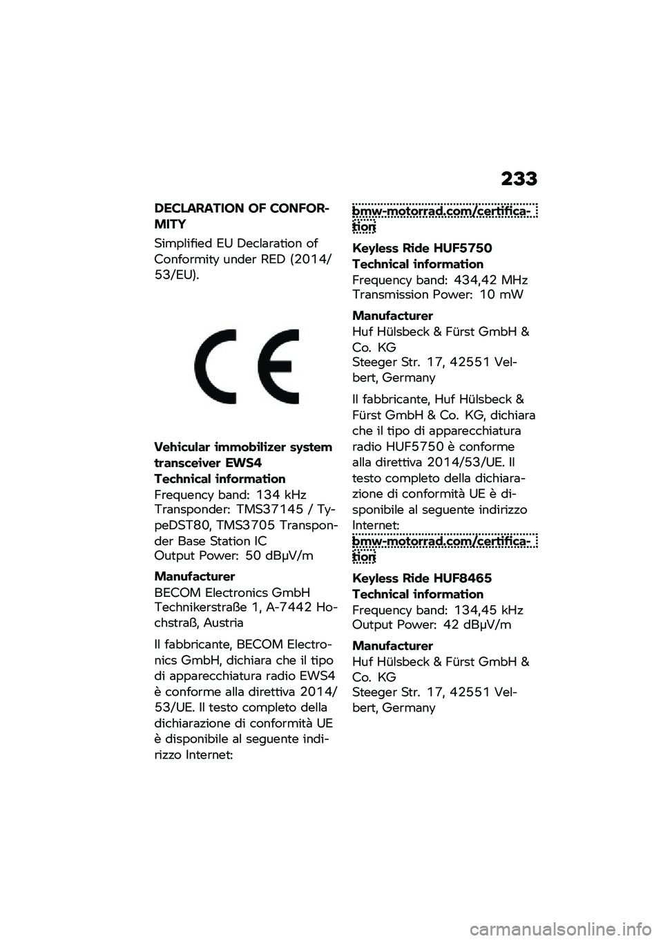 BMW MOTORRAD CE 04 2021  Libretto di uso e manutenzione (in Italian) ��C�C
�.��� ������� ��0 ����0����"���Q
���
��\f����� �*�= �,���\f�	�\b�	�
��� ��������\b�
��
�5 �����\b �2�*�, �7�-�L�Q�J�I�E�>�I�*�=�8�
����\b�����
