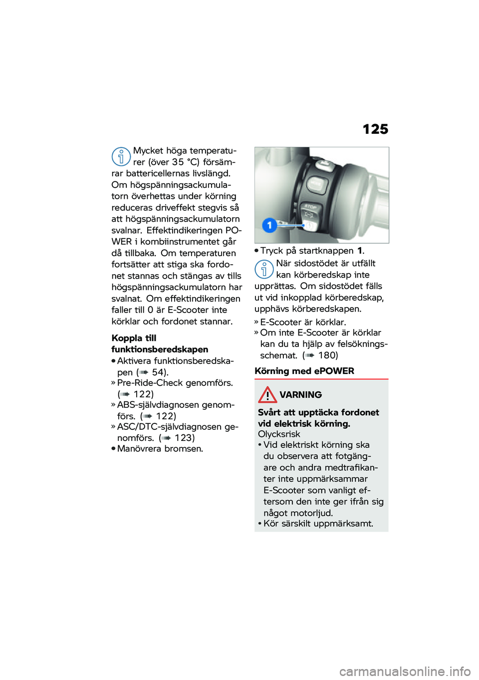 BMW MOTORRAD CE 04 2021  Instruktionsbok (in Swedish) ���1
��!���� ����\b ����%���\b������ �7���� �?�B �W�5�8 ����
�����\b� � �\b�������������\b�
 ����
�����
��(� ����
�%�������
�\b�����