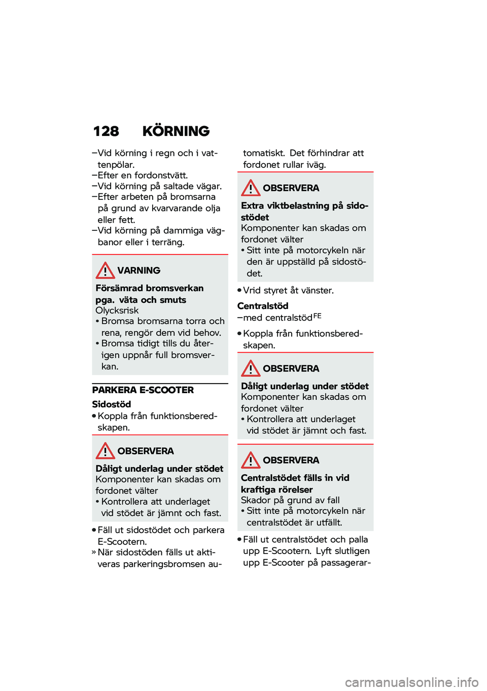 BMW MOTORRAD CE 04 2021  Instruktionsbok (in Swedish) ���A �=������
���
 ������� � ���� �\f�� � ��\b������%���\b���)���� �� ��\f��
�\f��
���������
 ������� �%� �
�\b���\b�
� ����\b���)�