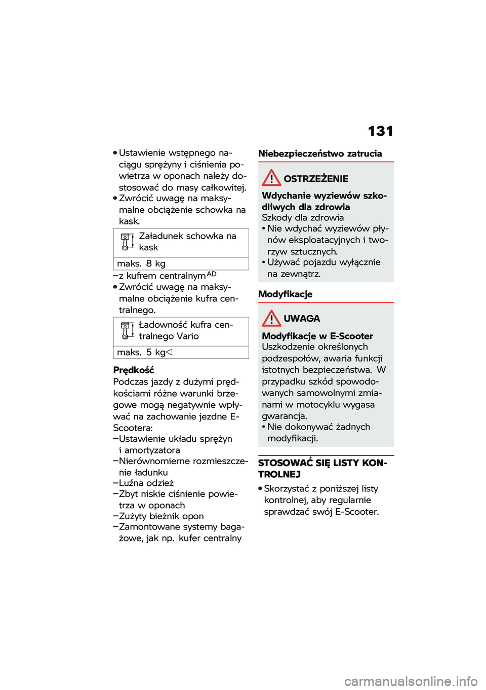 BMW MOTORRAD CE 04 2021  Instrukcja obsługi (in Polish) �\f�I�\f
�9��������� ����	����� ���$���)�� ����	���� � ��������� ���$������� � �������# ������ �
��$�������� �
� �\b��� ���