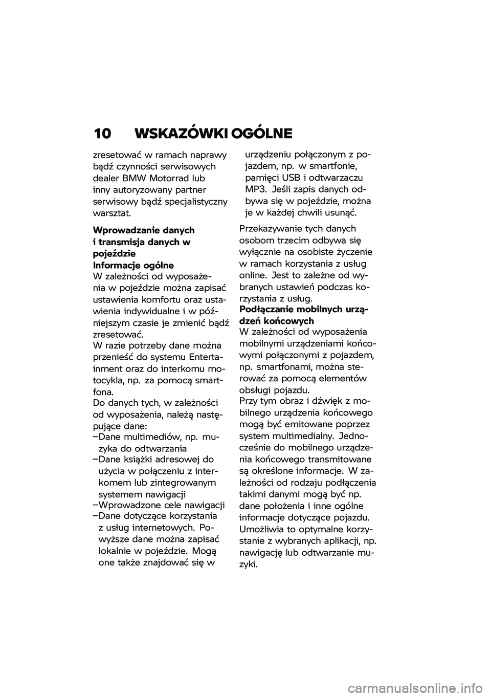 BMW MOTORRAD CE 04 2021  Instrukcja obsługi (in Polish) �\f�
 ��������� ������
���������� � ���\b���# ��������&�)�
�. ��������� �����������#�
����� ��� ��������
 ���&���� ����