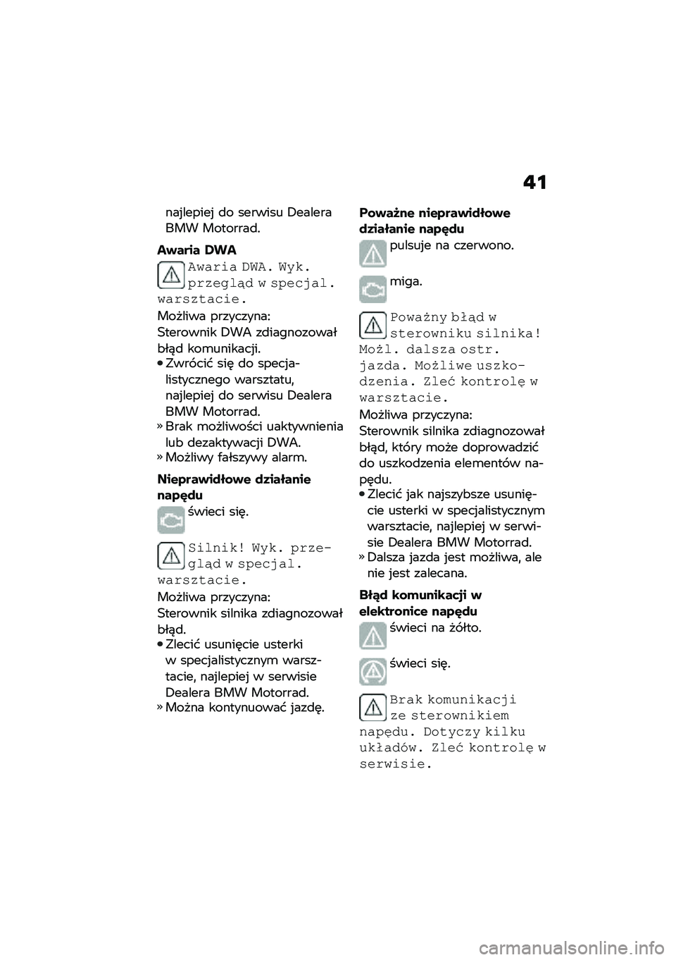 BMW MOTORRAD CE 04 2021  Instrukcja obsługi (in Polish) �"�\f
���%������% �
� ������� �+��������� ��������
�!
�)����� �+��)
����
�� �!�	�� �	�
����
���-��(� � ����+�������
�����+���
���