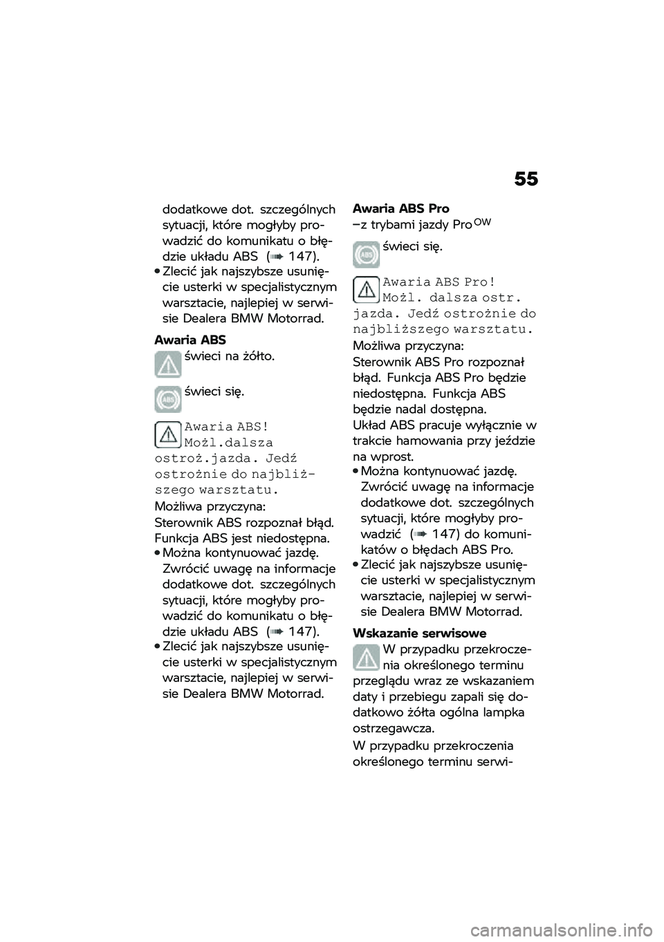 BMW MOTORRAD CE 04 2021  Instrukcja obsługi (in Polish) �0�0
�
��
������ �
���! ������� �����#�������%��
 ��� �� �\b�����&� ����$���
��� �
� ���\b������� � �&��	�$�
��� �����
� �8��3 �;�R�L�T�