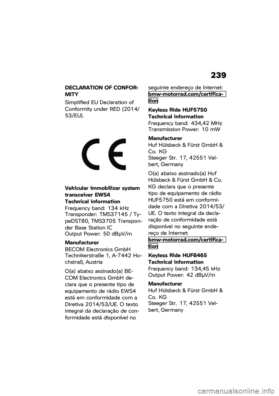 BMW MOTORRAD CE 04 2021  Manual do condutor (in Portuguese) ��M�G
��"��N��&��!�� �# � �S �� �#�S� �&�-�*��!�c
�0��	�
������ �<�1 �:��\b�������
� �
��>�
���
��	���^ �\f���� �9�<�: �@�4�T�X�R�Q�M�I�Q�<�1�A�
�M��7�
��\f��	� �