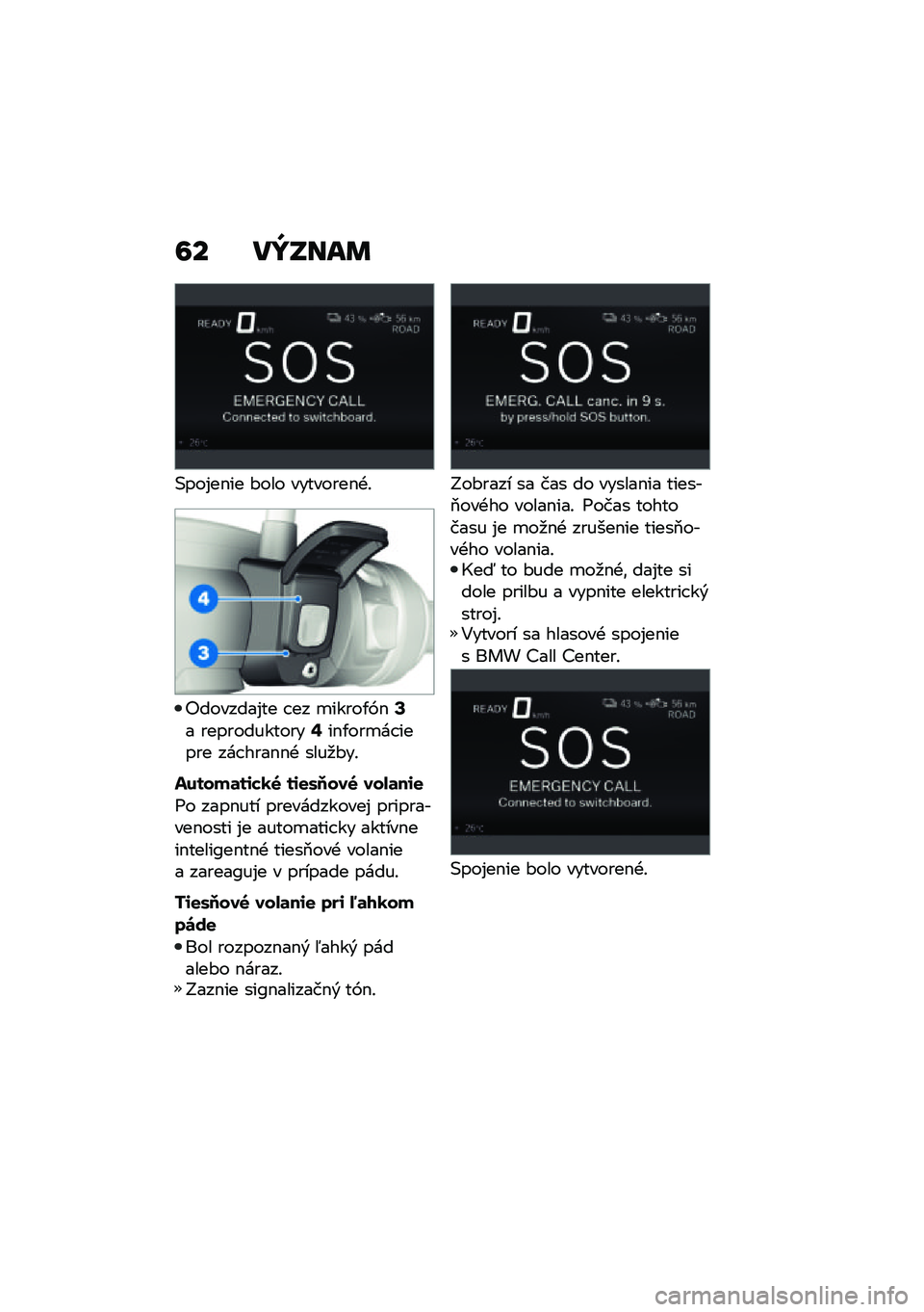 BMW MOTORRAD CE 04 2021  Návod na používanie (in Slovak) �6� ��Y�S���	
�(���%��$�� �#��� ��������$�+�!
�"�������%�� � �� �
�����/�=�$�@� �������������B��$�/���
�� ����� ��� ����$�$�+ ����
�#��!