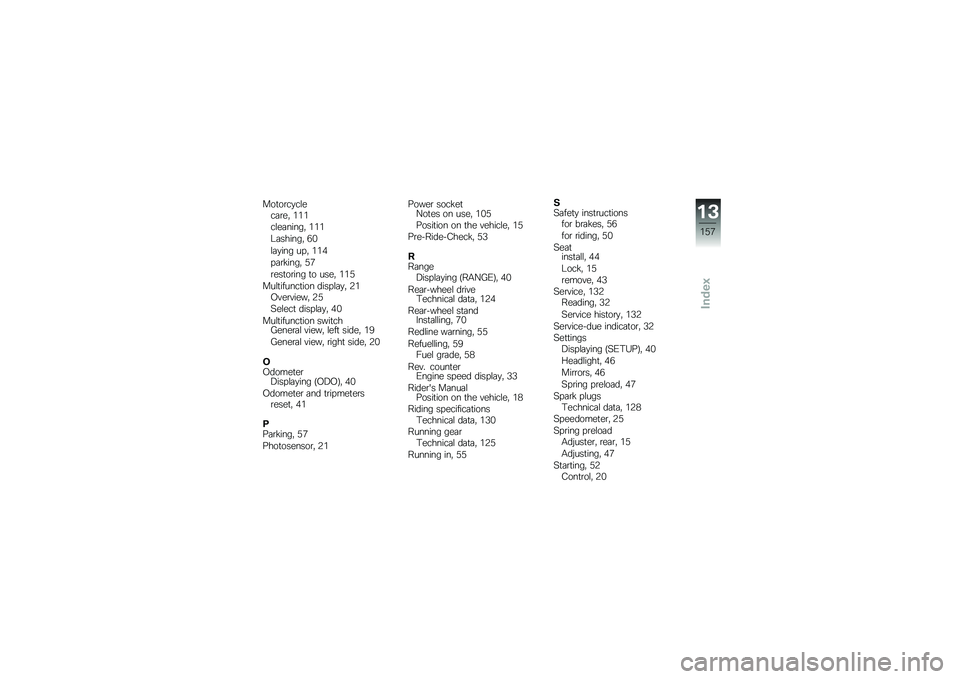 BMW MOTORRAD G 310 GS 2018  Riders Manual (in English) ���
��\b��
��\f���	�\b��" ���
��\f��	�����" ���
�9�	������" �-�&
�\f�	�
��� �� �" ���(
� �	�\b�!����" �4�0
�\b���
��\b��� �
� ����" ���4
���\f�
����