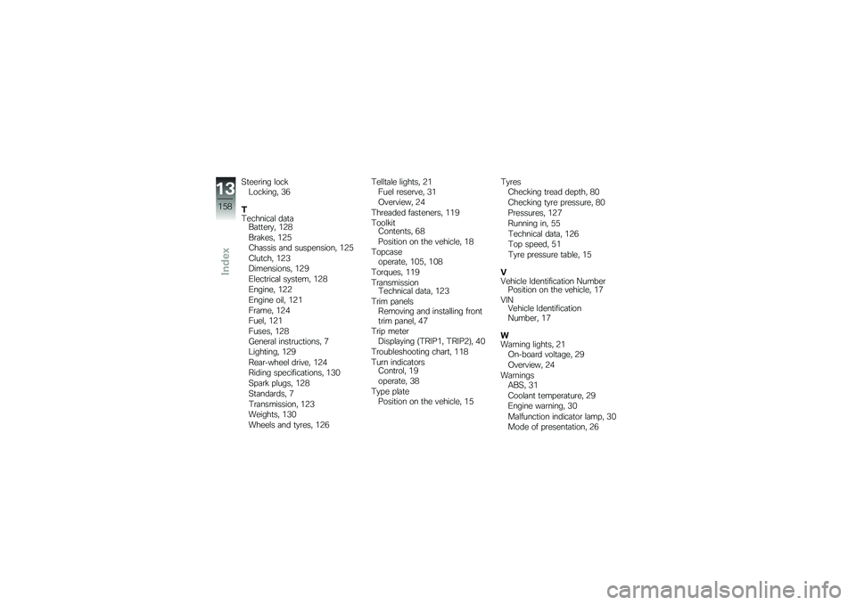 BMW MOTORRAD G 310 GS 2018  Riders Manual (in English) �7�
���\b��� �\f���!�9���!����" �8�-
��#�������	�\f ��	�
�	��	�
�
��\b�
�" ��6�*
��\b�	�!���" ��6�4
�1��	���� �	�� ���� �������" ��6�4
�1�\f��
���" ��6�
