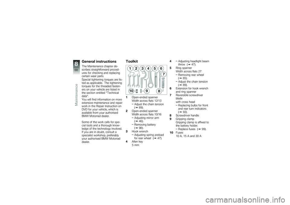 BMW MOTORRAD G 310 GS 2018  Riders Manual (in English) ������� ����\b��
��\b����
�#�� ��	���
���	��� ���	� �
��\b ������\b���� ��
�\b�	����
���\b��	�\b� � �\b�������\b�� ���\b �����!��� �	��