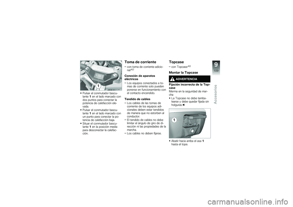 BMW MOTORRAD G 310 GS 2018  Manual de instrucciones (in Spanish) ��
����	 �� ����
�
�����	 �����
��������� �� ���� �
��	���� ������ ��
���� ���	� ��������	 ���������� �� ����������&� �