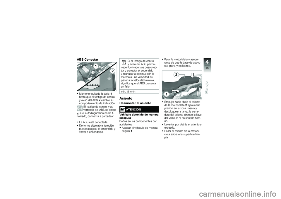 BMW MOTORRAD G 310 GS 2018  Manual de instrucciones (in Spanish) �\f�� �(�\b���
��	�
��������	 ��
����� �� ����������� �\f�
� �� ������\b� �� �����	��� ����� ��� �+��,�!���
��� ��
���
���	���
�