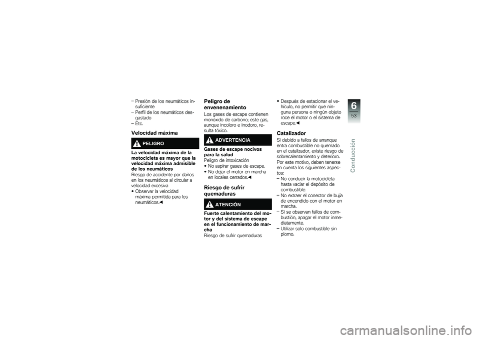 BMW MOTORRAD G 310 GS 2018  Manual de instrucciones (in Spanish) ��	����&� �� ��� ���
�
�#����� �����
��������
���	��� �� ��� ���
�
�#����� �����\b������
�%���
�"���\b�
���	� ��F�B���	
�8�4�9��:�7�