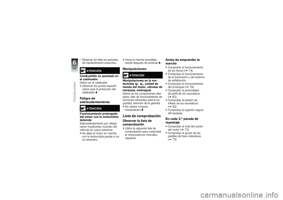 BMW MOTORRAD G 310 GS 2018  Manual de instrucciones (in Spanish) �4����	���	 ��� ����� ��� ���	������� �
�������
����� ��	����	�����
�\f�*�4�5�(��6�5
�(�\b��1�����1�� ��\b �;����	��\b ���� �
�	��	���2