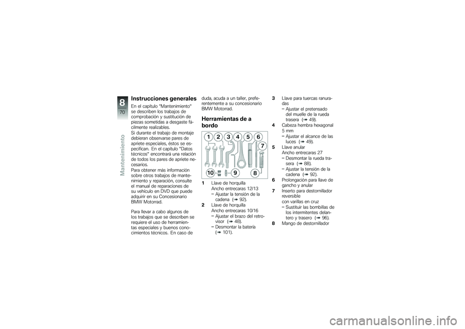 BMW MOTORRAD G 310 GS 2018  Manual de instrucciones (in Spanish) �������
�
��\b��� ������	���
�%� �� ������
�� �V��������
������V�� �����	���� ��� ��	����(�� �����
��	������&� � ��
�����
�
