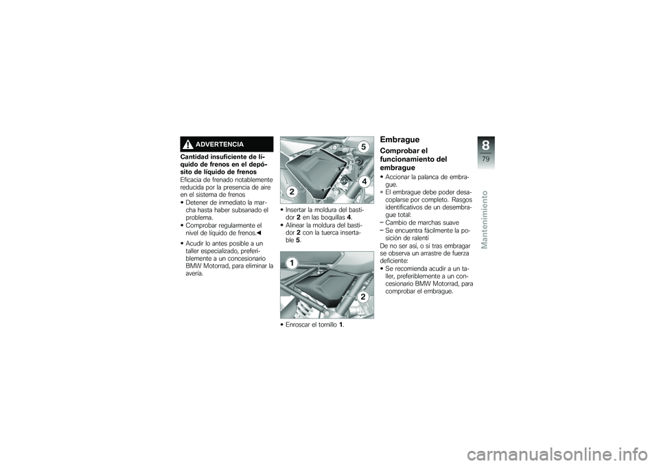 BMW MOTORRAD G 310 GS 2018  Manual de instrucciones (in Spanish) �\f�/�"�4�7�*�4�5�(��\f
�(�	�����	� �����0��
����� �� ����;����\b �� �0����\b� �� �� ���<�)�����\b �� ���;����\b �� �0����\b�
�%������� ��