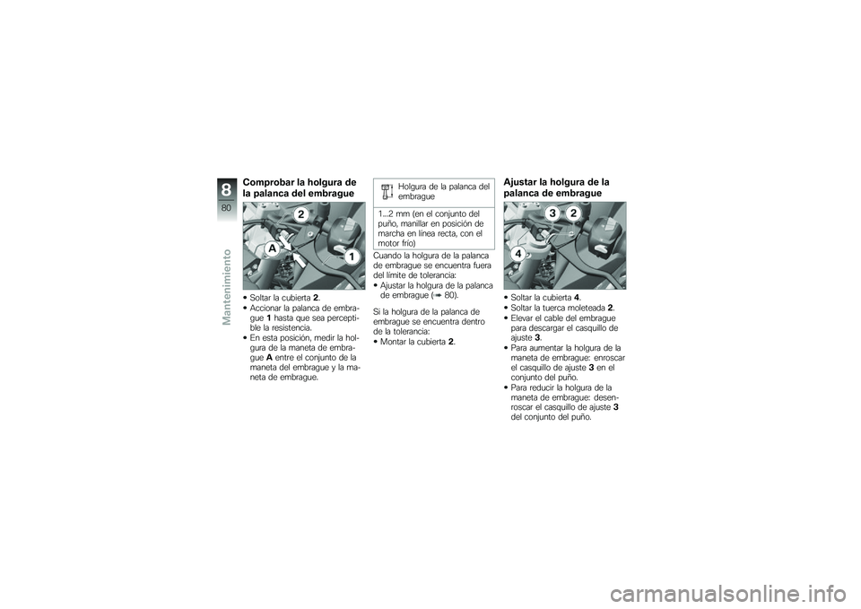 BMW MOTORRAD G 310 GS 2018  Manual de instrucciones (in Spanish) �(�\b��<��\b�1�	� ��	 �@�\b�����	 ��
��	 �<�	��	��
�	 ��� ���1��	���
�,�����	 �� ��
����	���!�
�+�������	 �� ������� �� ��
��	���\b�
������