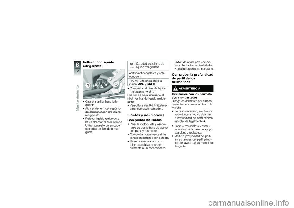 BMW MOTORRAD G 310 GS 2018  Manual de instrucciones (in Spanish) �7������	� �
�\b� ���;����\b
���0������	���
�N��	��	 �� �
�������	 ����� �� �� ��\f�
���	���
�+��	��	 �� ����	�	����� ����&������ ��