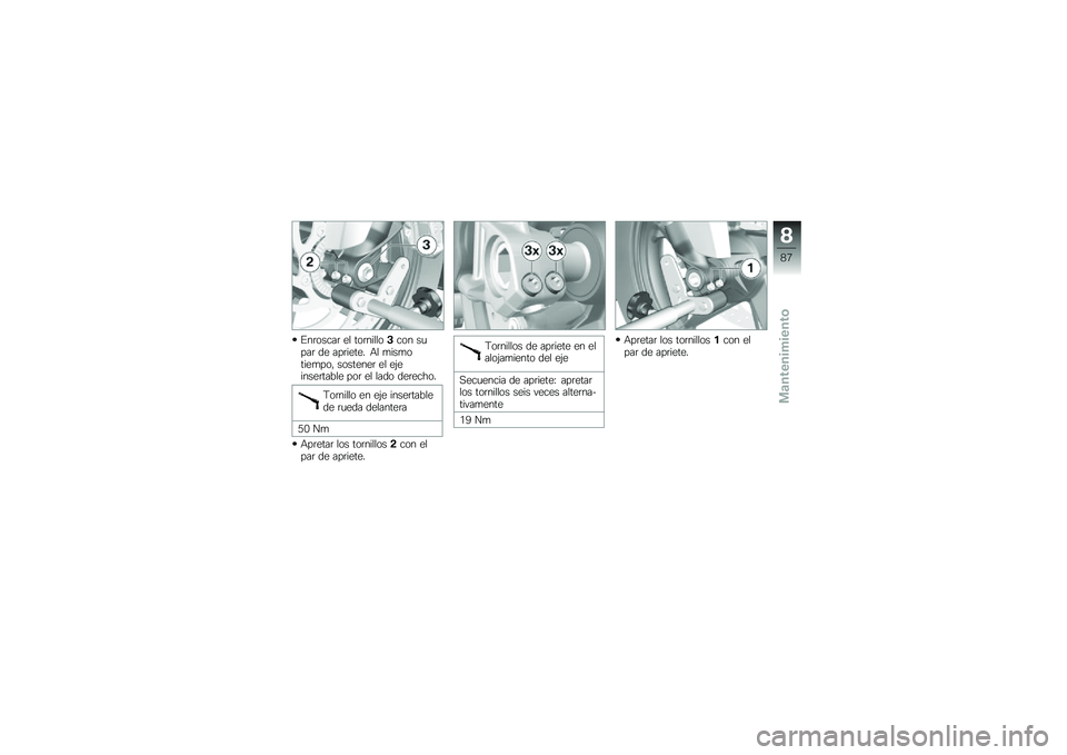 BMW MOTORRAD G 310 GS 2018  Manual de instrucciones (in Spanish) �%��	�����	 �� ���	������#��� ��
���	 �� ���	����� �+� �
���
�����
���" ��������	 �� ��(������	����� ���	 �� ���� ���	�����
�<�