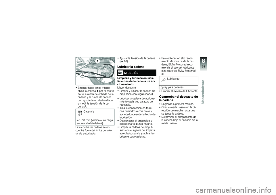 BMW MOTORRAD G 310 GS 2018  Manual de instrucciones (in Spanish) �%�
��
�(��	 ����� ��	�	��� � ���������(� �� ����������	 �� �����	�����	� �� �	�
��� �� ����	��� �� �������� � �� �	�
��� �� �