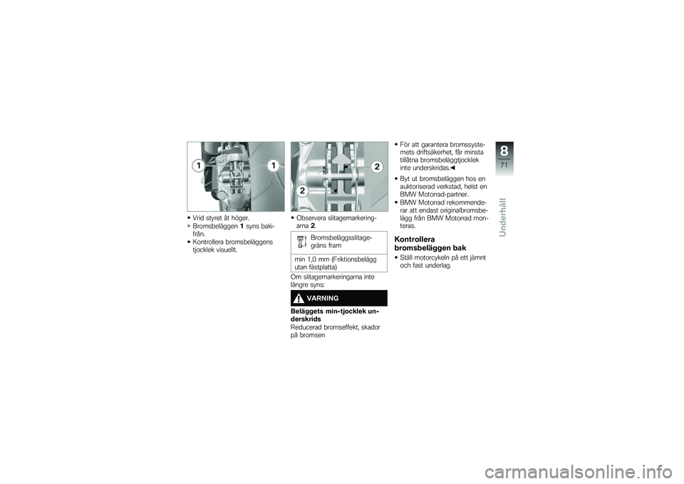 BMW MOTORRAD G 310 GS 2018  Instruktionsbok (in Swedish) �9���
 �
�� ��� �� ������
���\f��
�"��������!�
� ��
 �"�\b��������
�:�\f����\f�����\b �"��\f��
�"��������
��$�\f����� ���
������
�(�"�
�