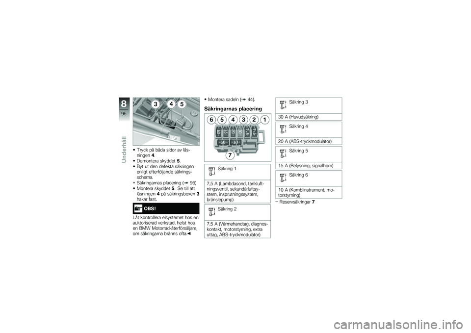 BMW MOTORRAD G 310 GS 2018  Instruktionsbok (in Swedish) �4�� �� �%� �"��
�\b �
��
�\f� �\b� ���
��������+�
����\f�����\b �
�� �
�
���&�
�� � �� �
�� �
������\b �
�������������� ���������$�\b��
