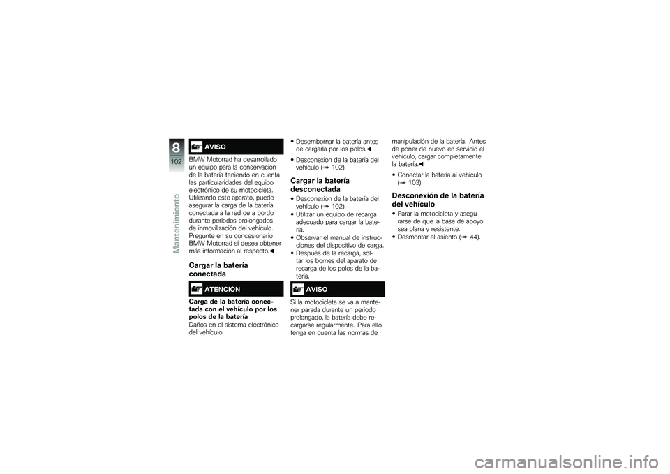 BMW MOTORRAD G310 R 2018  Manual de instrucciones (in Spanish) �\f�"���3
��� �����	�	�� �� �����	�	�������
� ��\f�
��� ���	� �� ������	�����&��� �� �����	�� �������� �� ��
������� ���	���