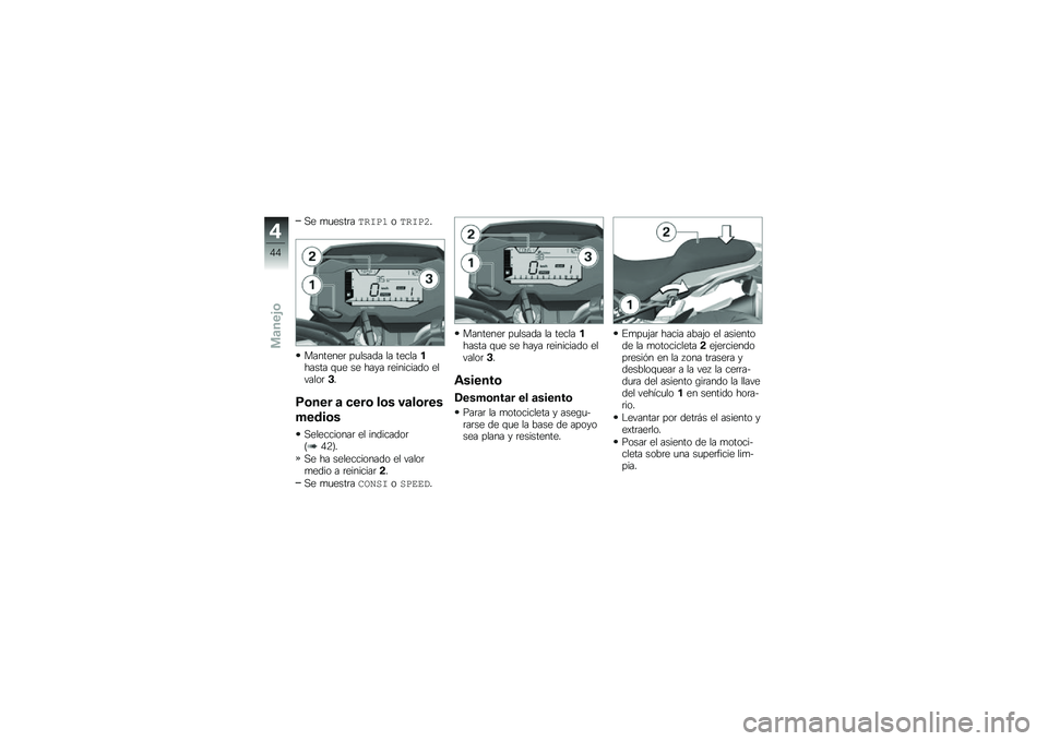 BMW MOTORRAD G310 R 2018  Manual de instrucciones (in Spanish) �,� �
�
����	��
������
�����
��������	 ��
����� �� ����������� �\f�
� �� ���� �	��������� �������	�#�
�8�\b��� �	 �
���\b ��\b� �