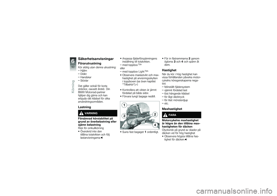 BMW MOTORRAD G310 R 2018  Instruktionsbok (in Swedish) �5���
���
�\f����#�
���
�� ��
�7������\f����\f��
�� 
�;�� �\b��
��� ���\b� �
����\b �����
������K
�A�$���
�����
�A�\b��
�
��\b�
�<�����\b�
�
