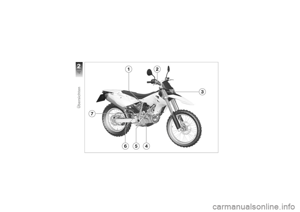 BMW MOTORRAD G 450 X 2009  Betriebsanleitung (in German) �
�8�=
���
���������	 